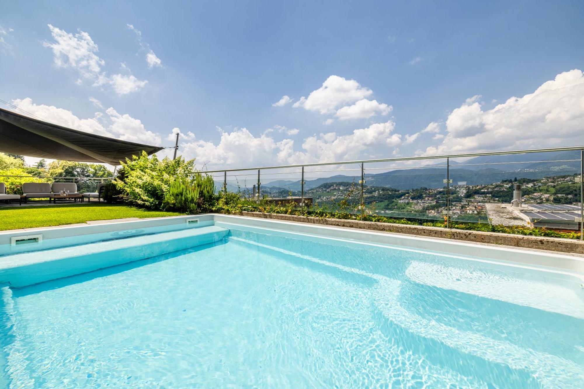 Villa Girandola With Private, Heated Pool Lugano Exteriör bild