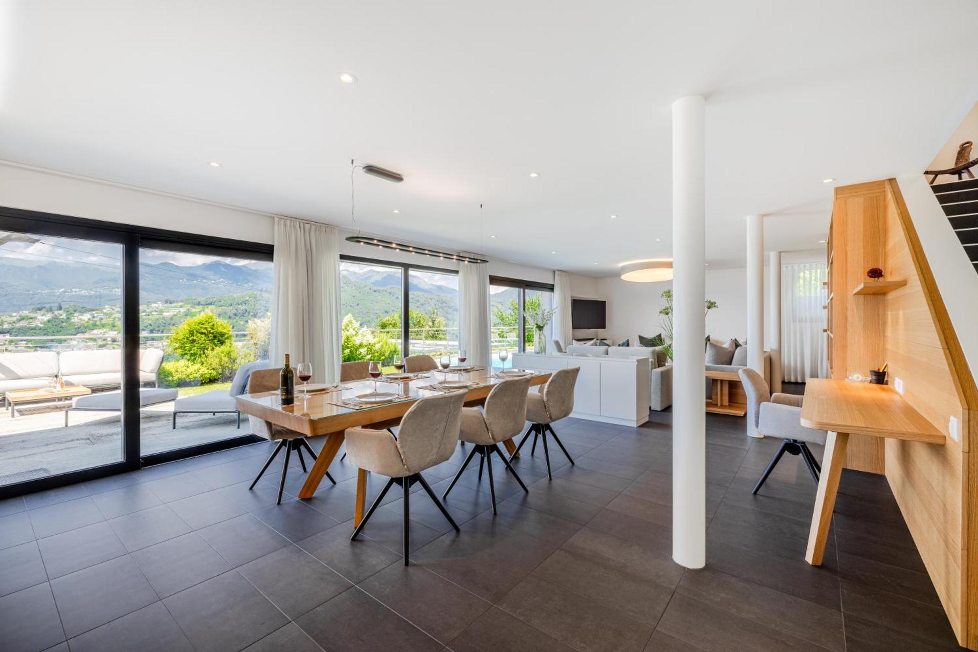 Villa Girandola With Private, Heated Pool Lugano Exteriör bild